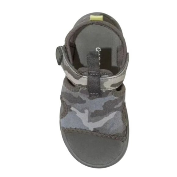 Toddler Camo Sandals With Velcro Straps Size 5 - Picture 3 of 5
